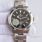 Swiss Rolex Explorer 3132 Black Dial Stainless Steel Replica Watch